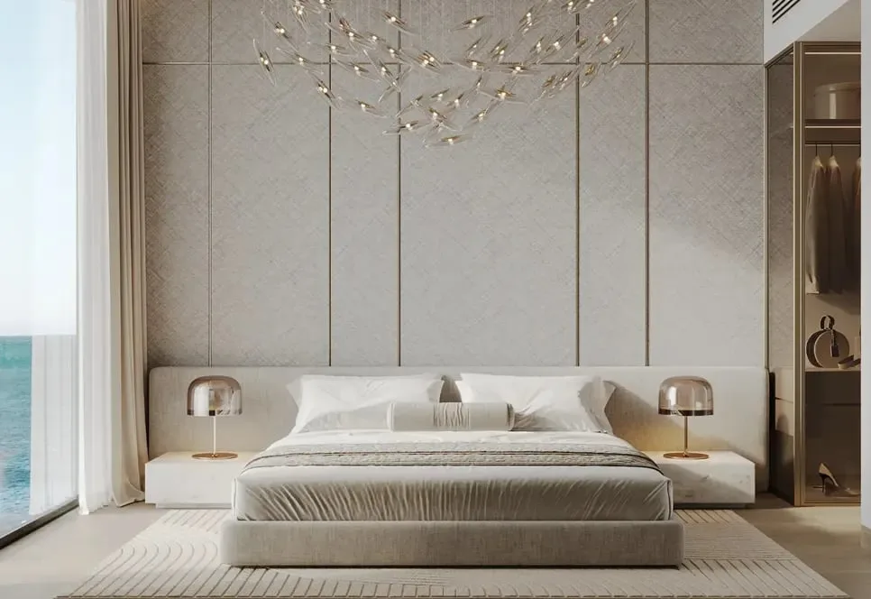 Principal bedroom at Waldorf Astoria Residences Dubai Islands